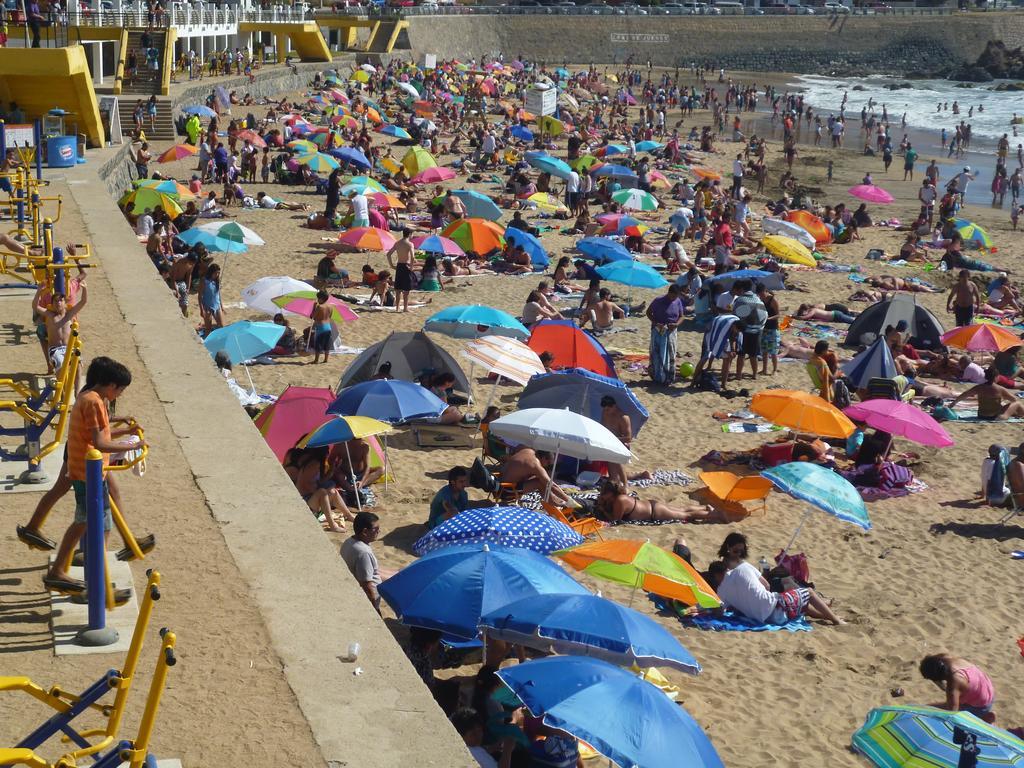 شقة Departamento Frente Al Mar كونكون المظهر الخارجي الصورة